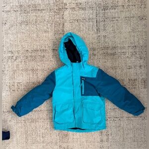 Lands End Boys Fleece Lined Winter Jacket